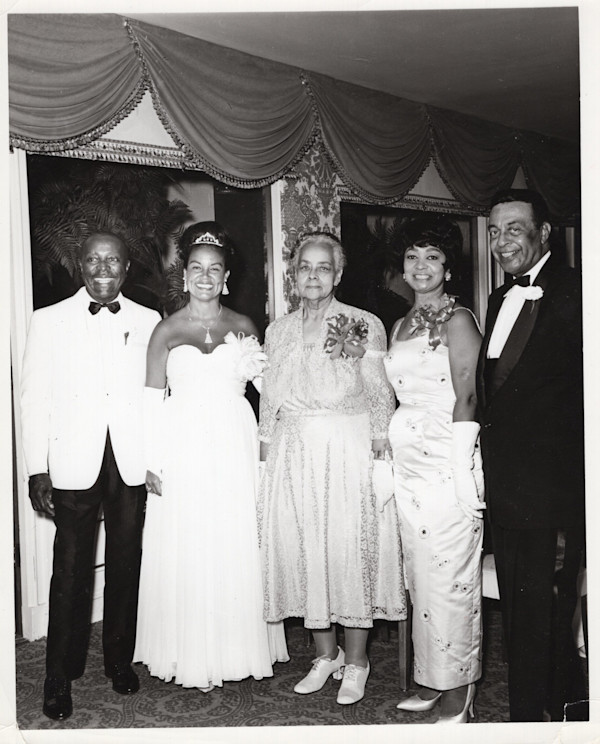 Martha & Louis Jordan wedding reception by Unknown