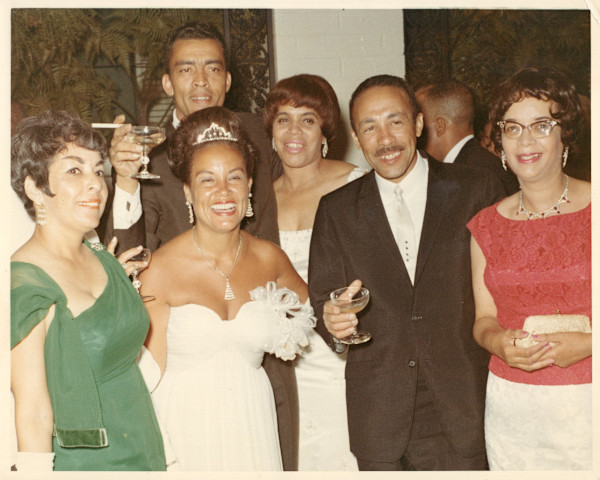 Martha & Louis Jordan wedding reception by Unknown