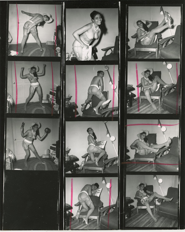 Moira Anthony contact sheet III by Unknown