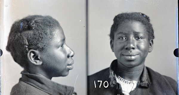Mugshot of prostitute by Unknown