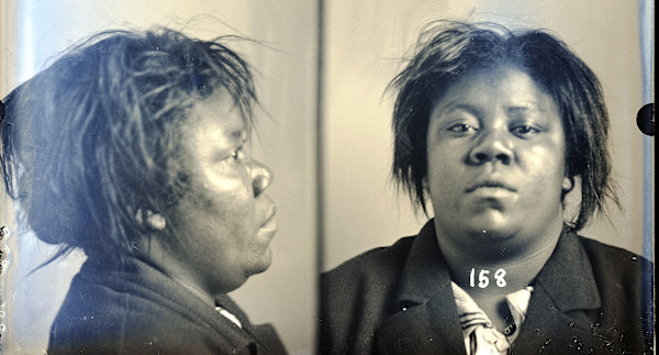 Mugshot of prostitute by Unknown