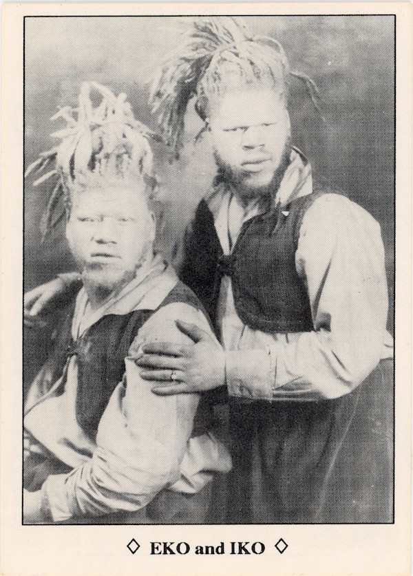 George (1893 - 1972) and William “Willie" Muse (1892 - 2001) (Eko & Iko), from Freakards II: Portraits of Peculiar People by Unknown