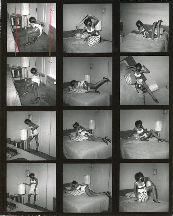 Pinup # DDZ-0547 contact sheet by Unknown