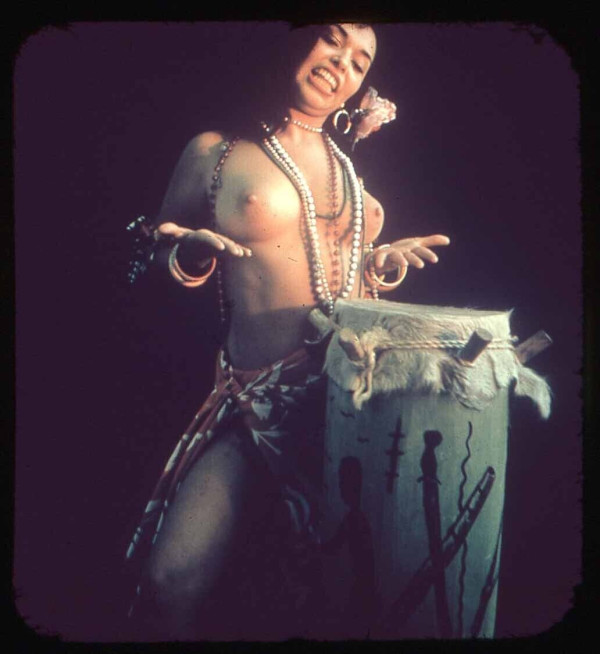 Pinup #364 with drum by Unknown