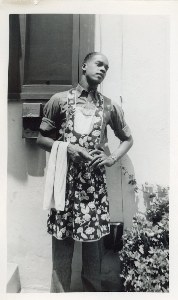 Man in apron by Unknown