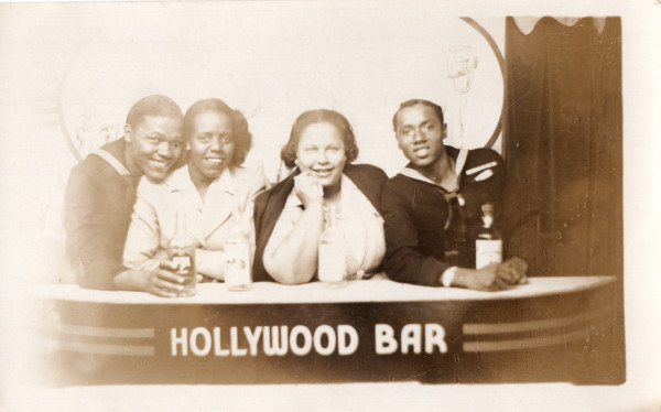Sailors and women at Hollywood Bar by Unknown