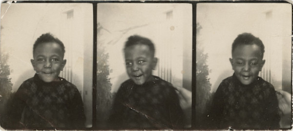 Triptych of young boy by Unknown