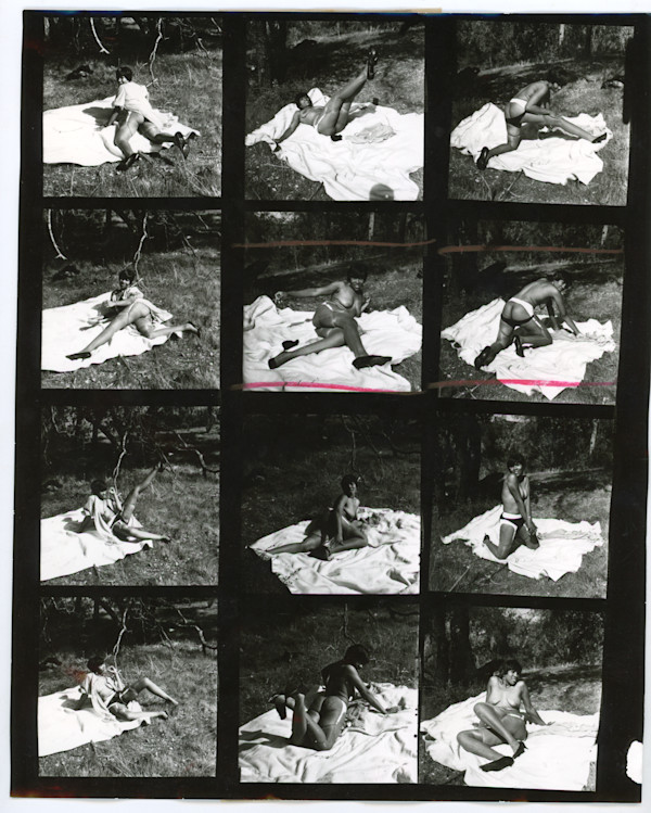 Lorraine Marriot Contact sheet by Unknown