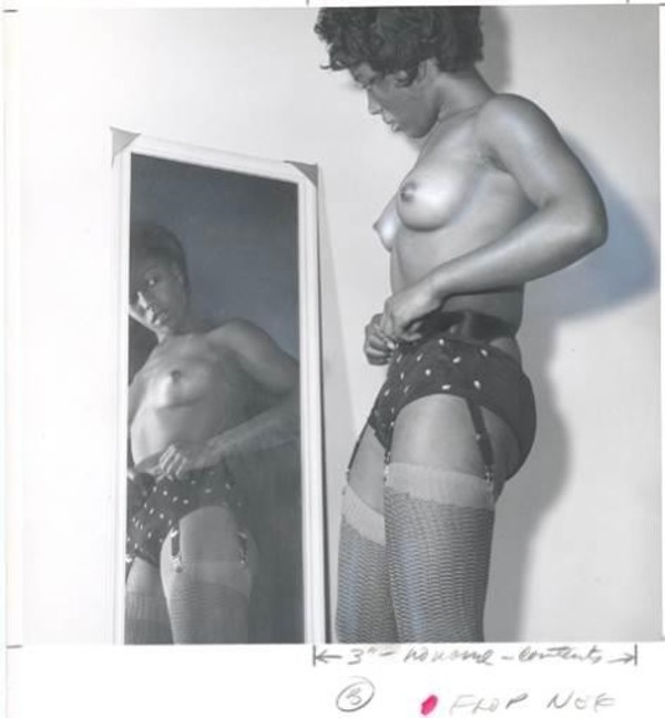 Cynthia Fractious / Shelly Barkley (patterned stockings) by Unknown
