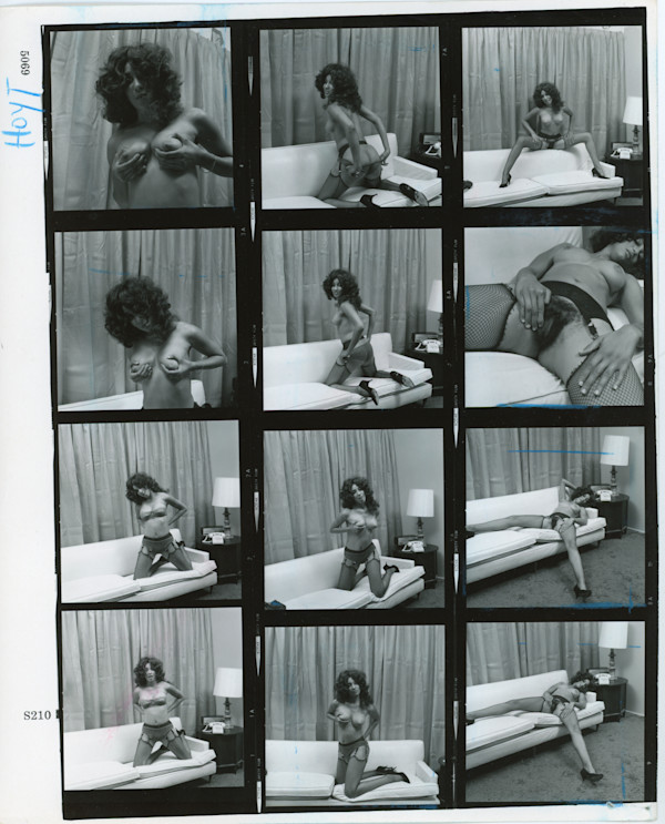 Gretta Saffell contact sheet by Unknown