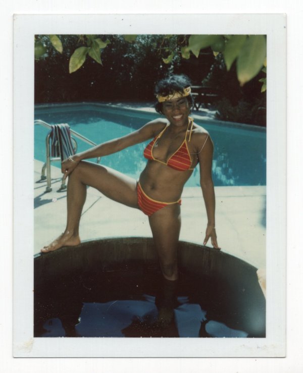 Pinup #267 (Red Bikini), Players test shot by Unknown