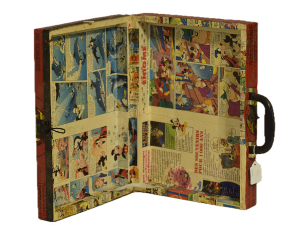 Recycled Tomato Tin Briefcase by Unknown