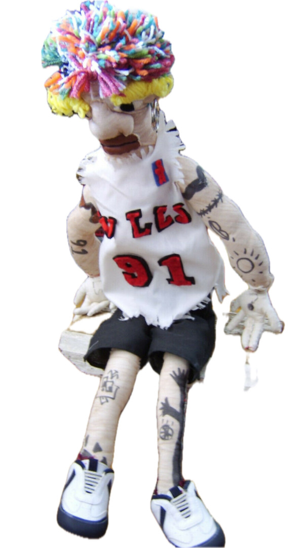 Dennis Rodman Rag Doll by Unknown