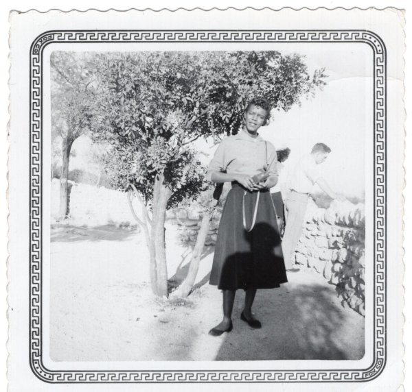 Woman with camera, San Antonio, Texas by Unknown