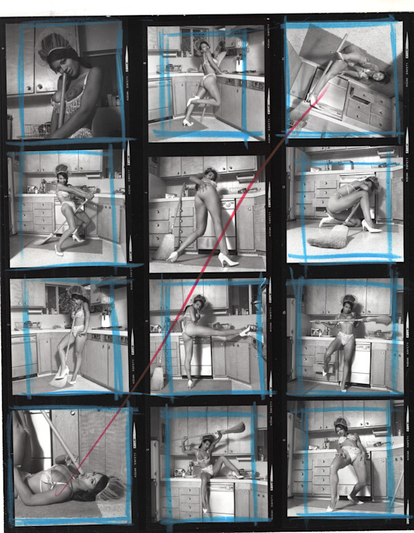Cheryl / Sheryll Tripton / Sherly Trefton / Shirley Trefton contact sheet by Unknown