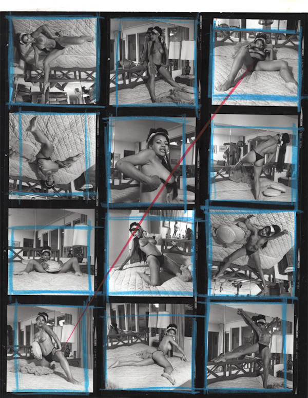 Cheryl / Sheryll Tripton / Sherly Trefton / Shirley Trefton contact sheet by Unknown