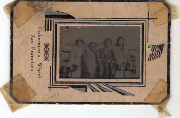 Four women, Fisherman’s Wharf, San Francisco by Unknown