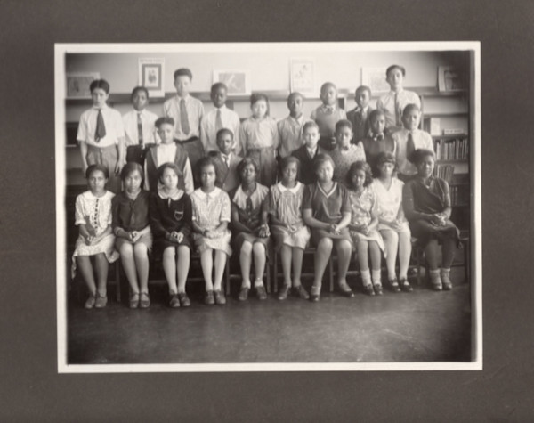 Students, Whittier School by Unknown