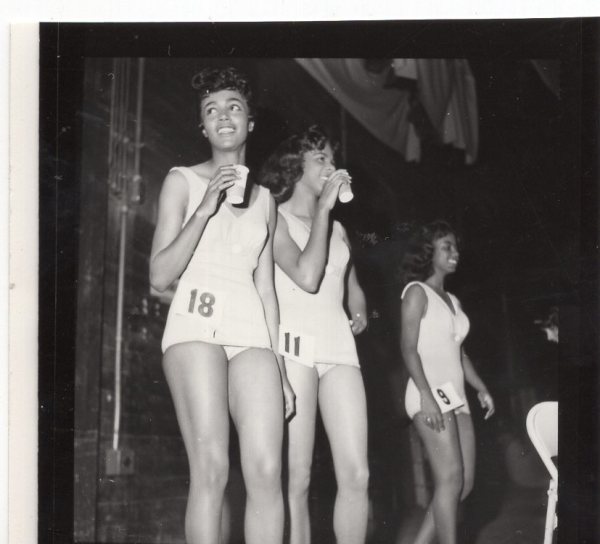 Swimsuit pageant contestants by Unknown