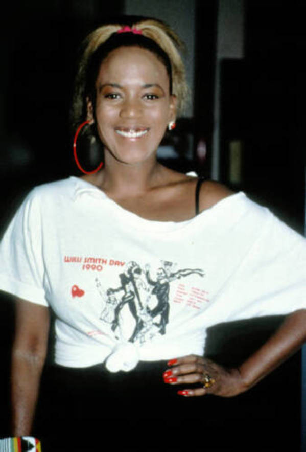 Toukie Smith wearing Willi Smith Day T-Shirt, 1990 by Unknown