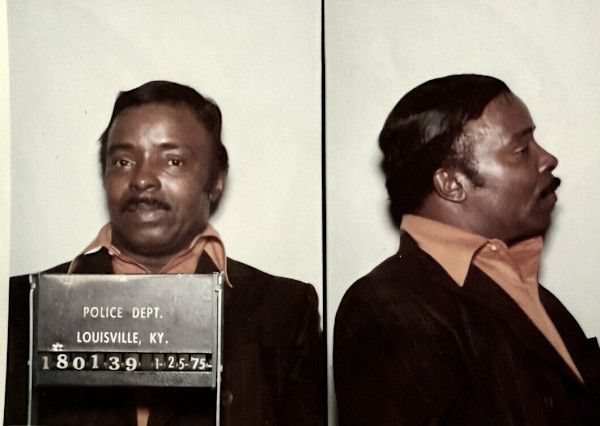 Mugshot of unidentified man by Unknown