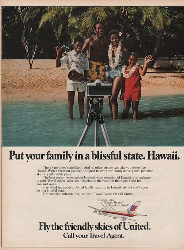 United Airlines advertisement by Unknown