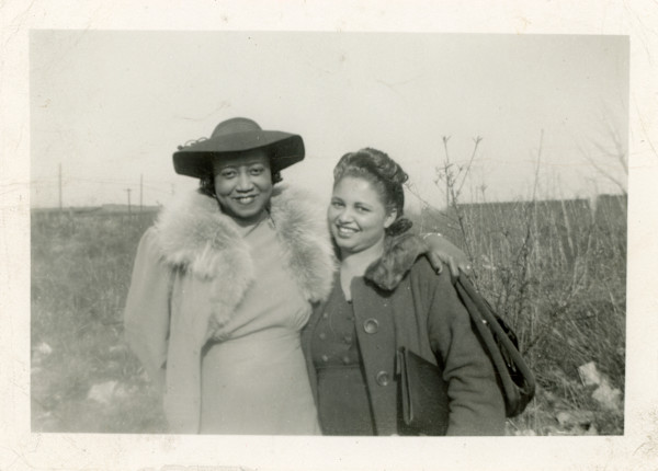Virgie Rutledge & friend by Unknown