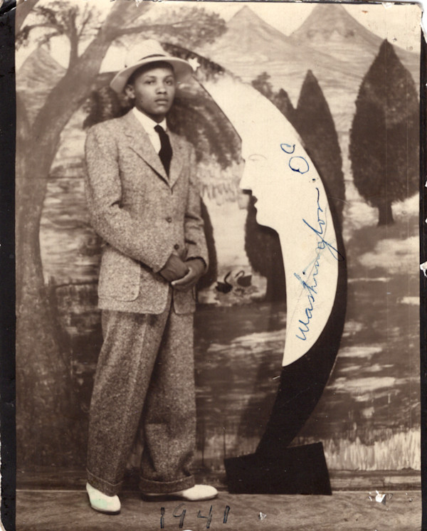 Young man with paper moon, Washington, D. C. by Unknown