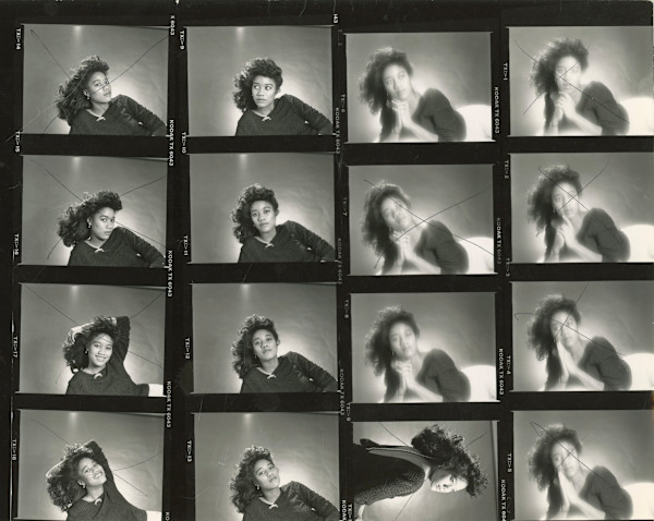 Model contact sheet by Unknown