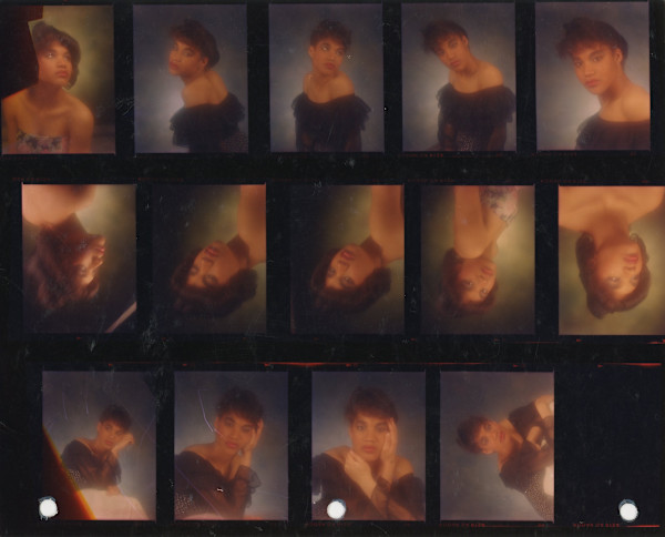 Model contact sheet by Unknown