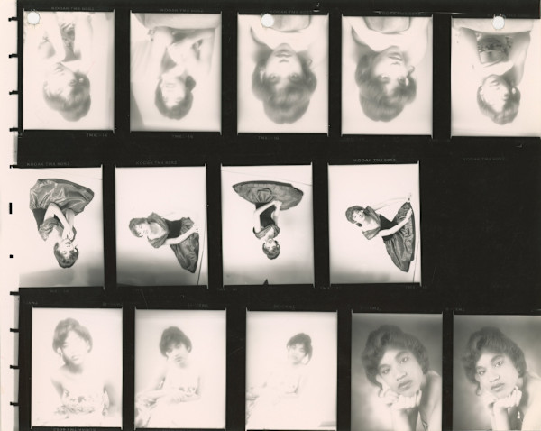 Model contact sheet by Unknown