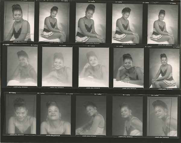 Model contact sheet by Unknown