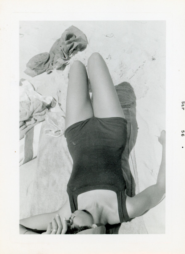 Woman on the beach, Sag Harbor, New York by Unknown