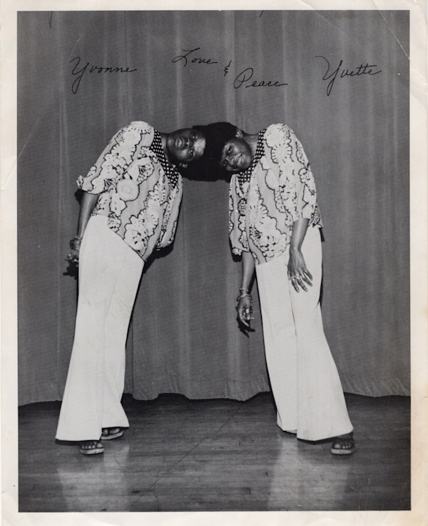 Yvonne & Yvette McCarther (1949 - 1992) by Unknown