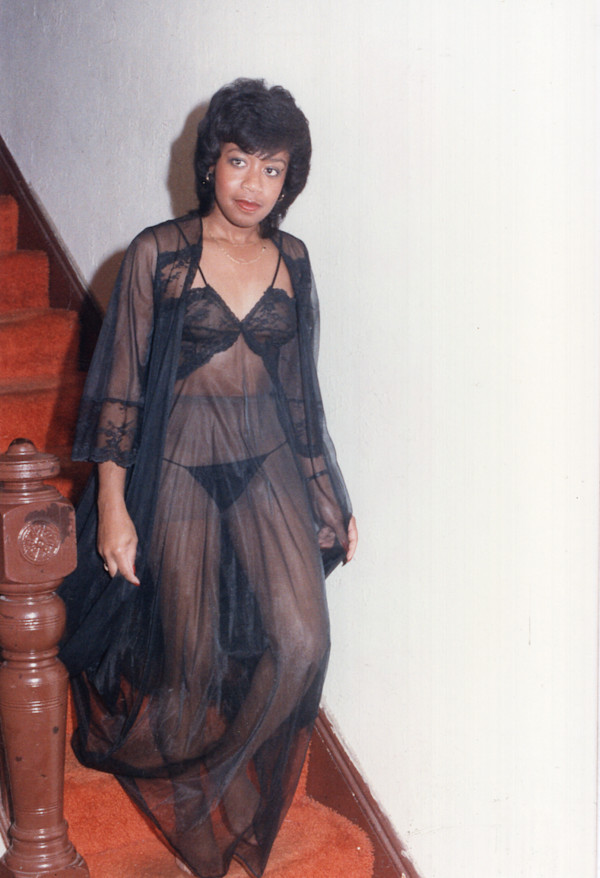 Lingerie model (black) by Unknown