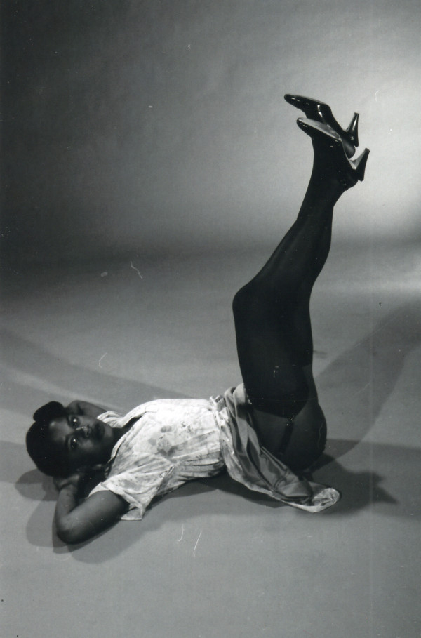 Amateur pinup #20 (black stockings) by Unknown