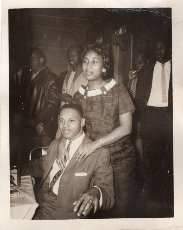 Couple at nightclub by Unknown