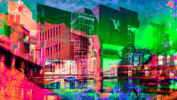 Faith in the City (Pink) by Dan Broughton