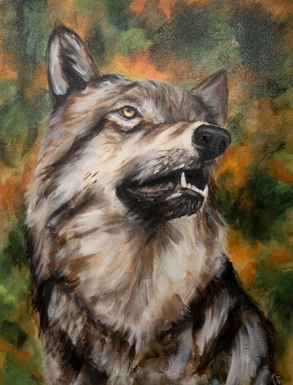 Wolf in the Fall by Kristen Wickersham
