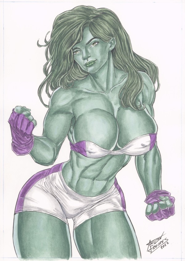 She-Hulk (12F17) by Anilton Freires