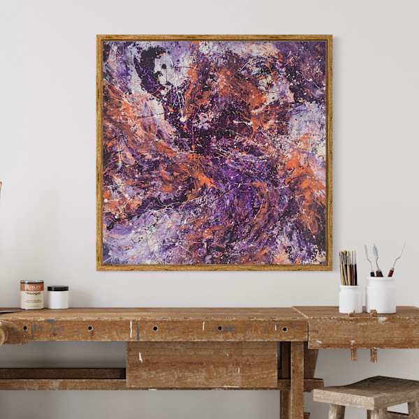 Purple dragon by Mandy Damirali