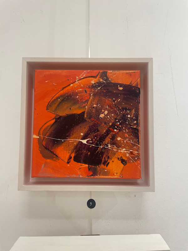 Orange-red, small 1 by Mandy Damirali