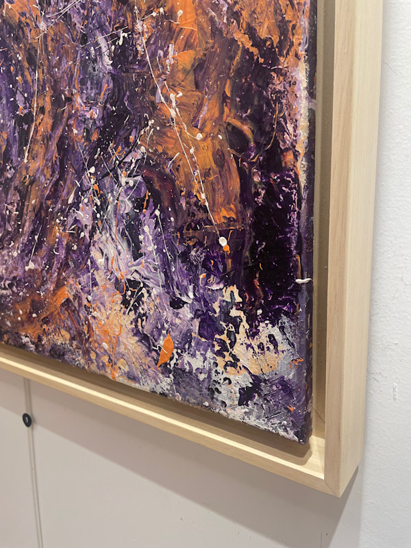 Purple dragon by Mandy Damirali