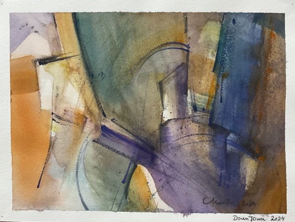 Abstract, downtown by Mandy Damirali