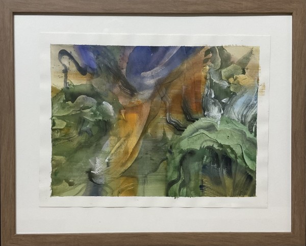 Green dragon, Framed by Mandy Damirali