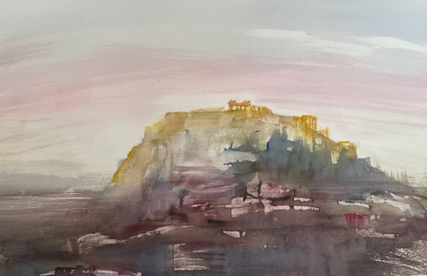 Acropolis view 2 by Mandy Damirali