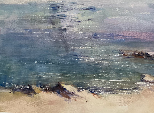 The Silver path of the sea by Mandy Damirali