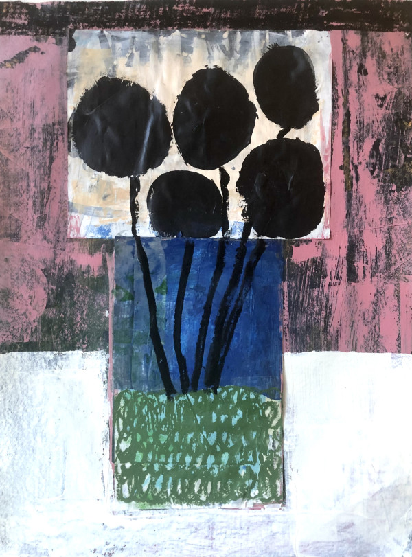 Abstract Botanical #2 by Allison P Kroeger