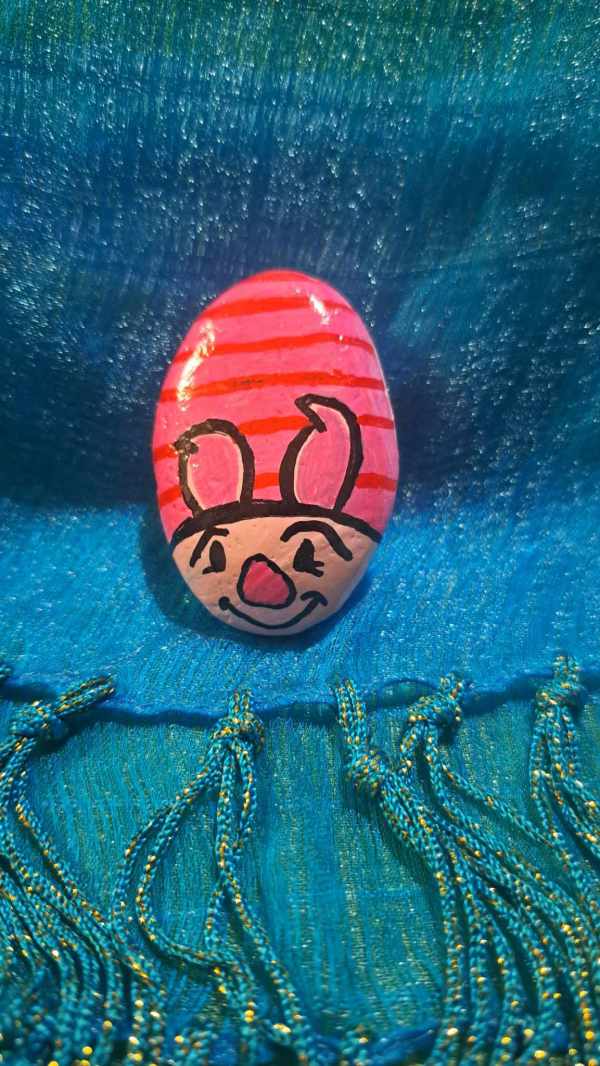 Painted Rock Piglet by Perry Art Productions "Finding The Beauty"