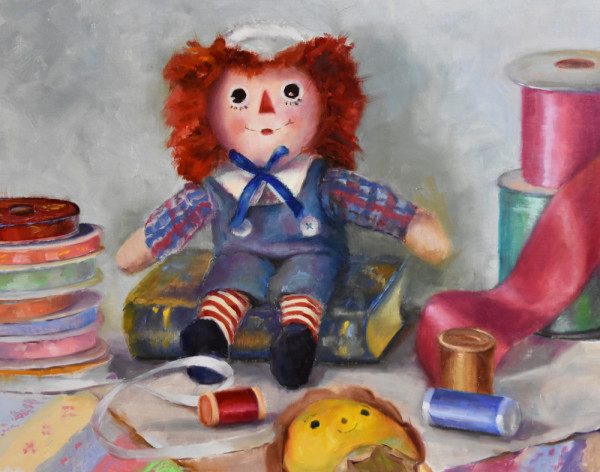 Ragetti Doll in the Sewing Room by Aida Garrity